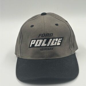 Vintage Ford Police Vehicles Hat - Excellent Condition Retro Ford Cap